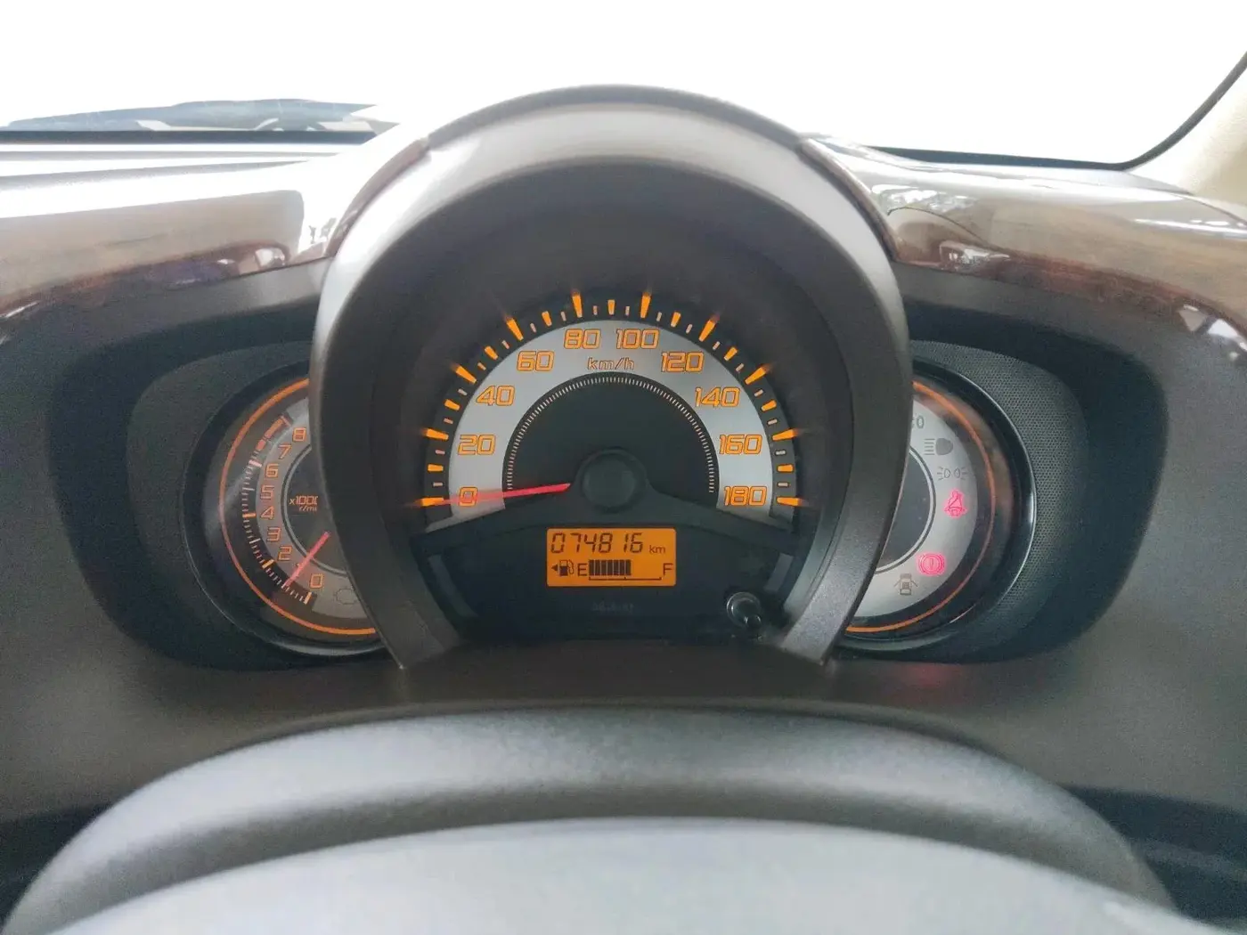 2012 Honda Brio E MT, Petrol, Manual, 74,816 km, interior