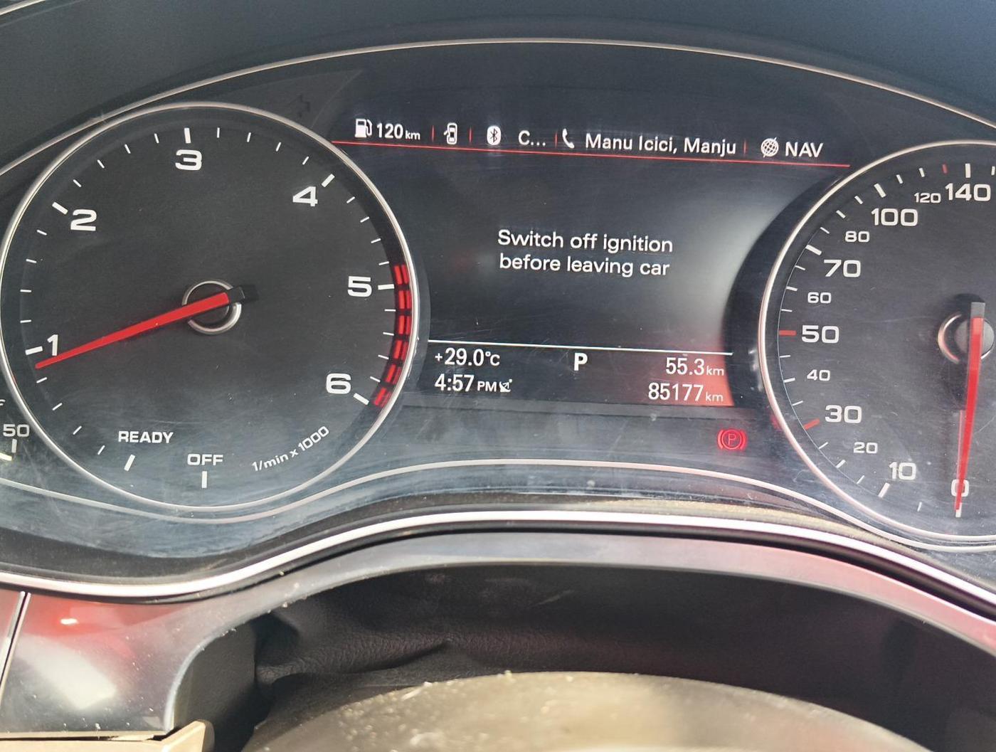 2017 Audi A6 35 TDI S LINE, Diesel, Automatic, 85,177 km, interior