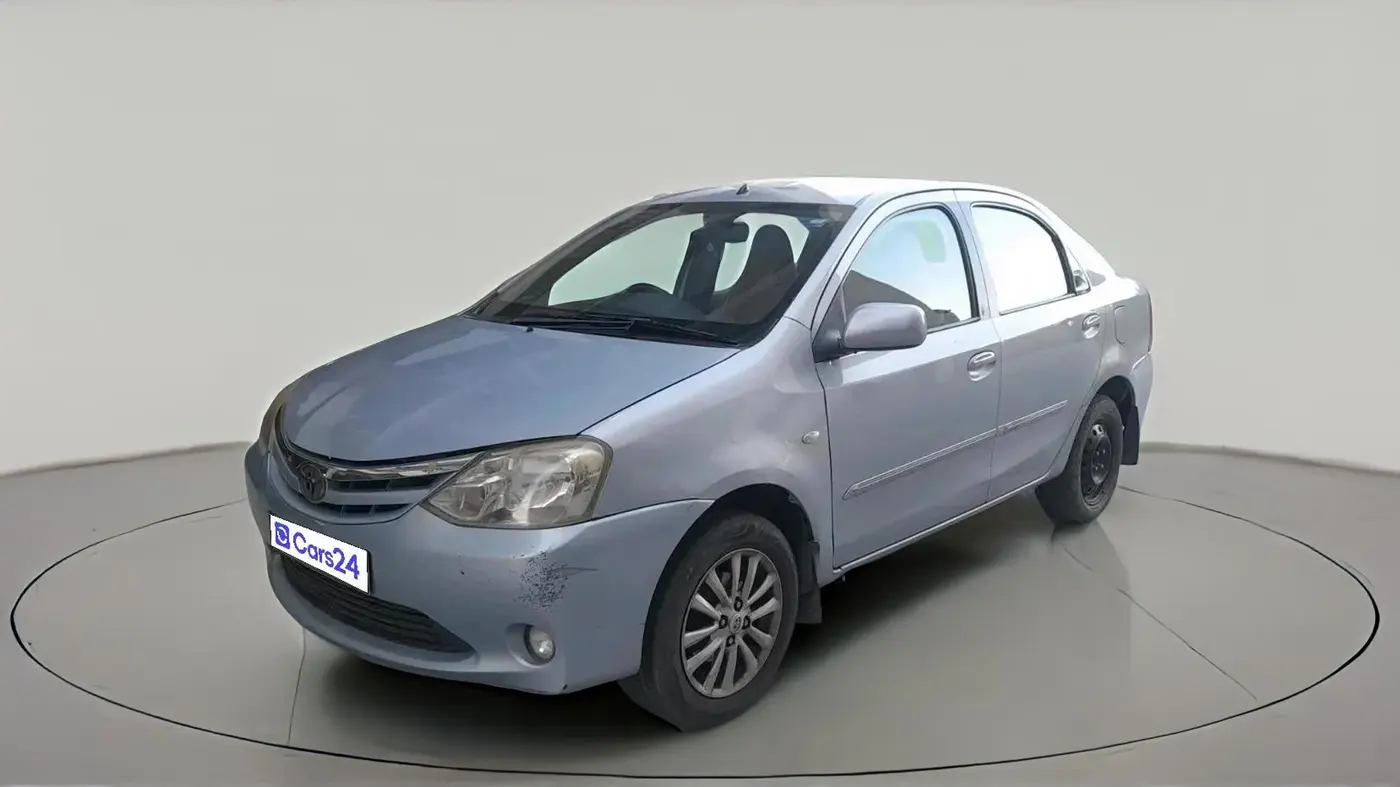 2011 Toyota Etios V, Petrol, Manual, 74,402 km, exterior