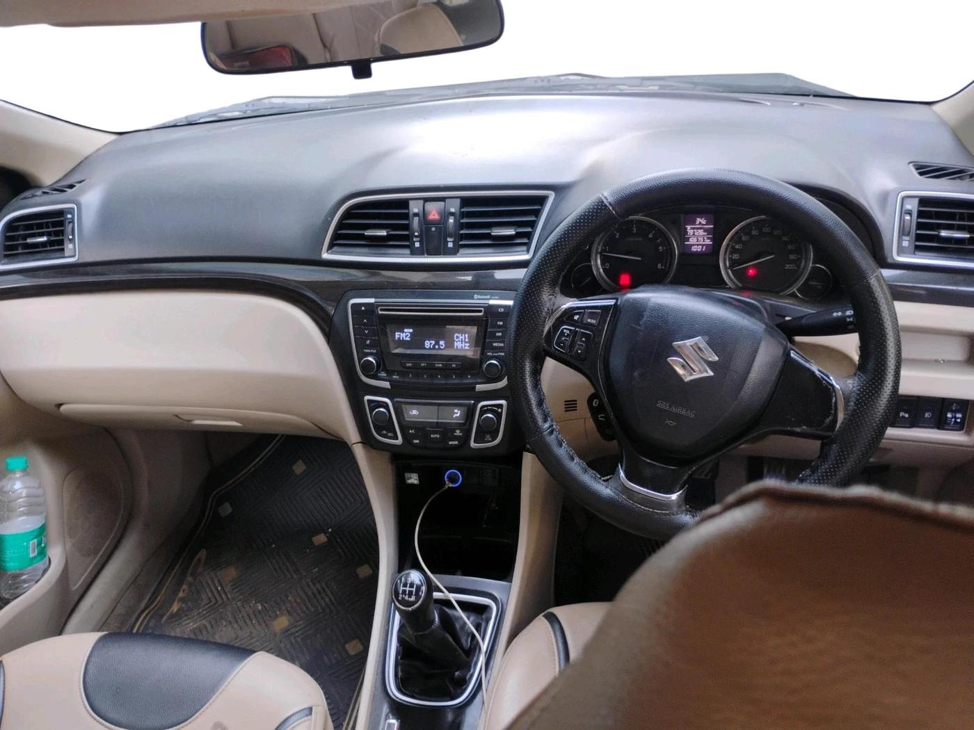 2015 Maruti Ciaz VDI +, Diesel, Manual, 1,06,757 km, interior