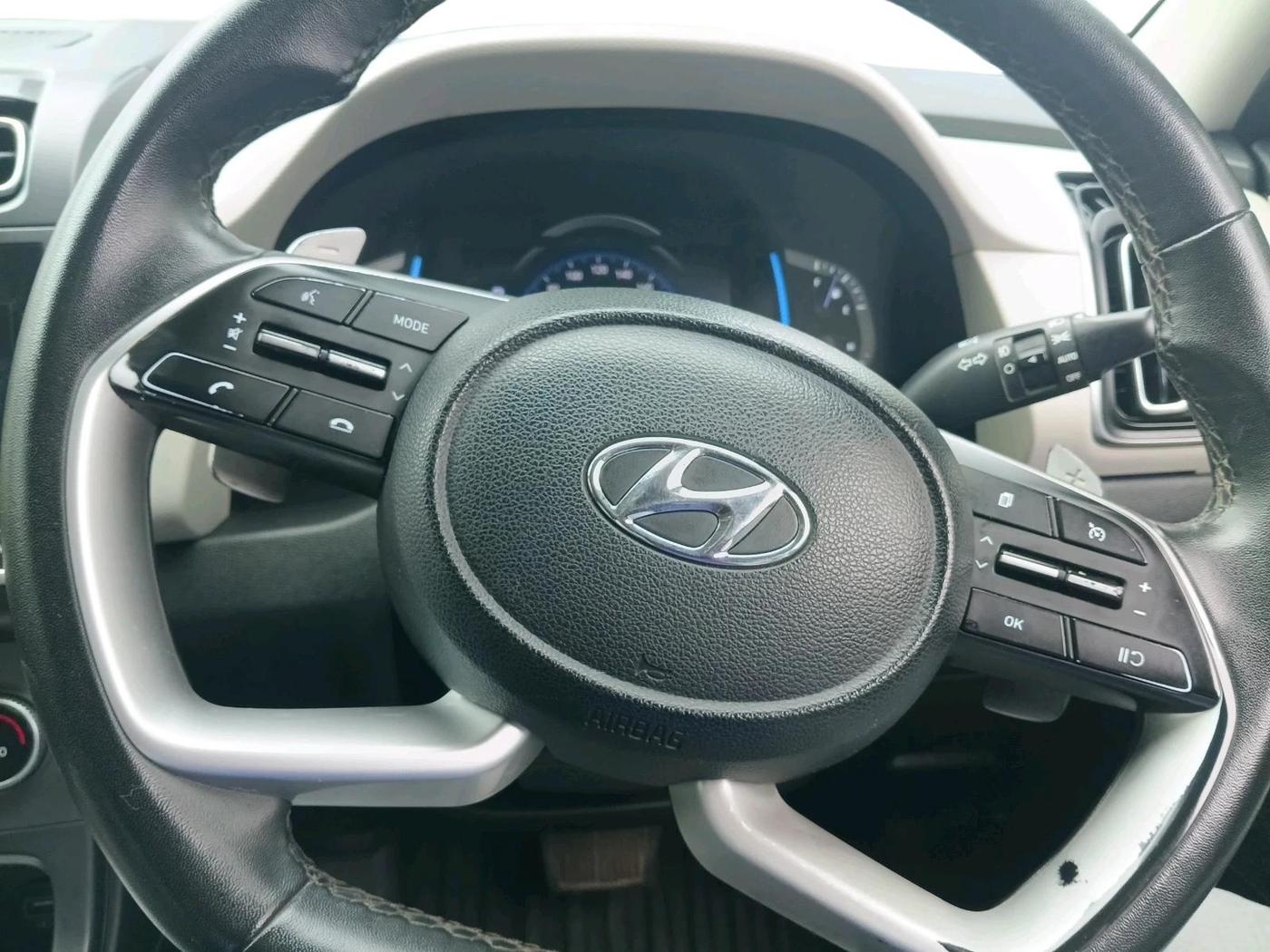 2021 Hyundai Creta SX (O) AT 1.5 DIESEL, Diesel, Automatic, 2,31,953 km, interior