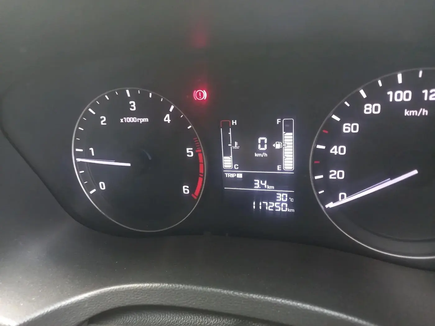 2017 Hyundai Creta SX 1.6 DIESEL, Diesel, Manual, 1,17,250 km, interior