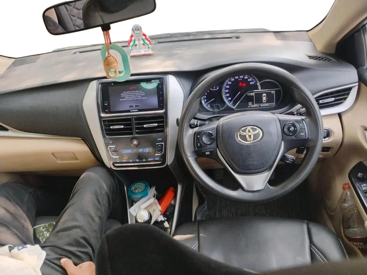 2018 Toyota YARIS V MT, Petrol, Manual, 1,56,094 km, interior