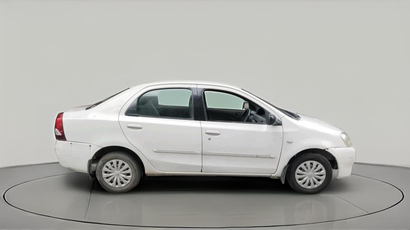 2011 Toyota Etios G, Petrol, Manual, 42,715 km, exterior