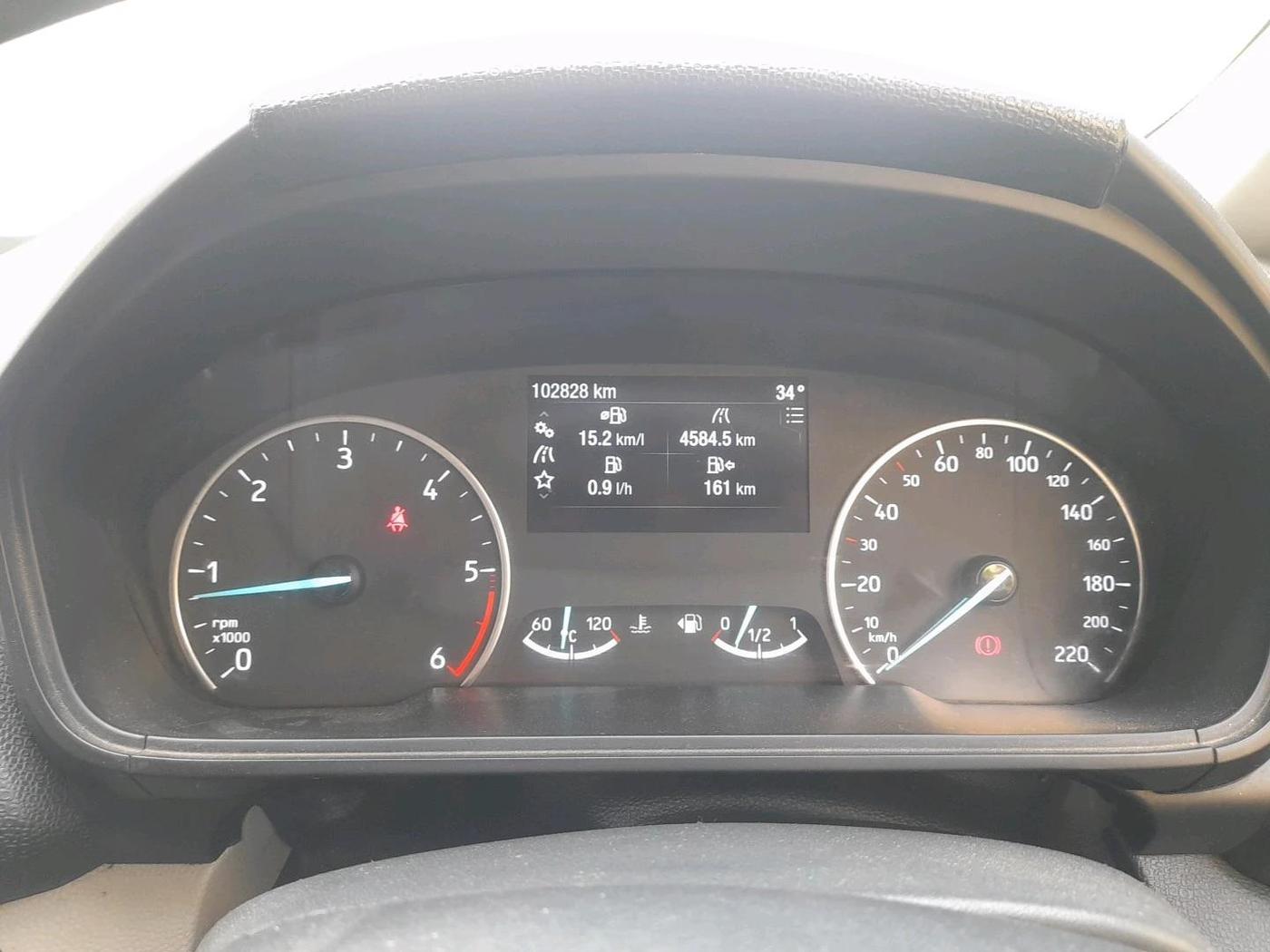 2019 Ford Ecosport TITANIUM 1.5L DIESEL, Diesel, Manual, 1,02,828 km, interior
