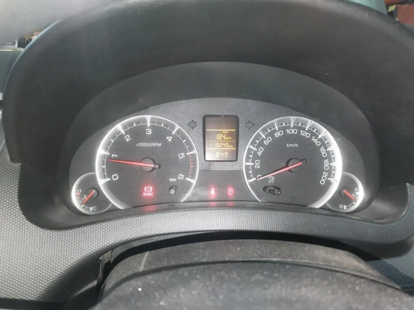 2014 Maruti Swift VDI, Diesel, Manual, 1,19,245 km, interior