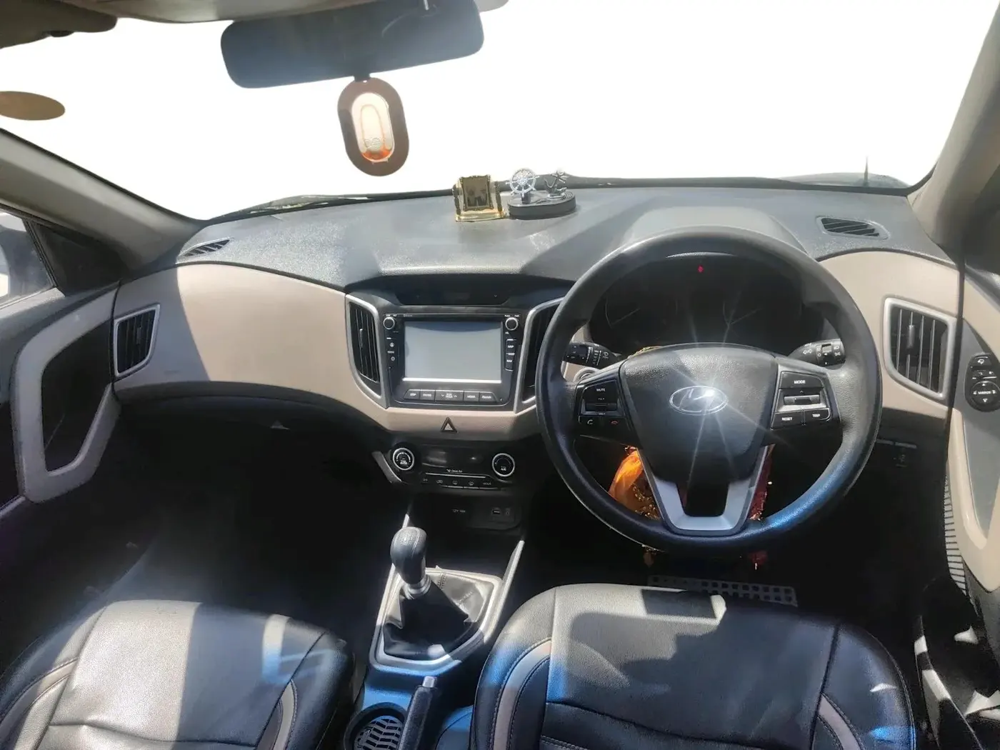 2016 Hyundai Creta SX PLUS 1.6 DIESEL, Diesel, Manual, 92,235 km, interior