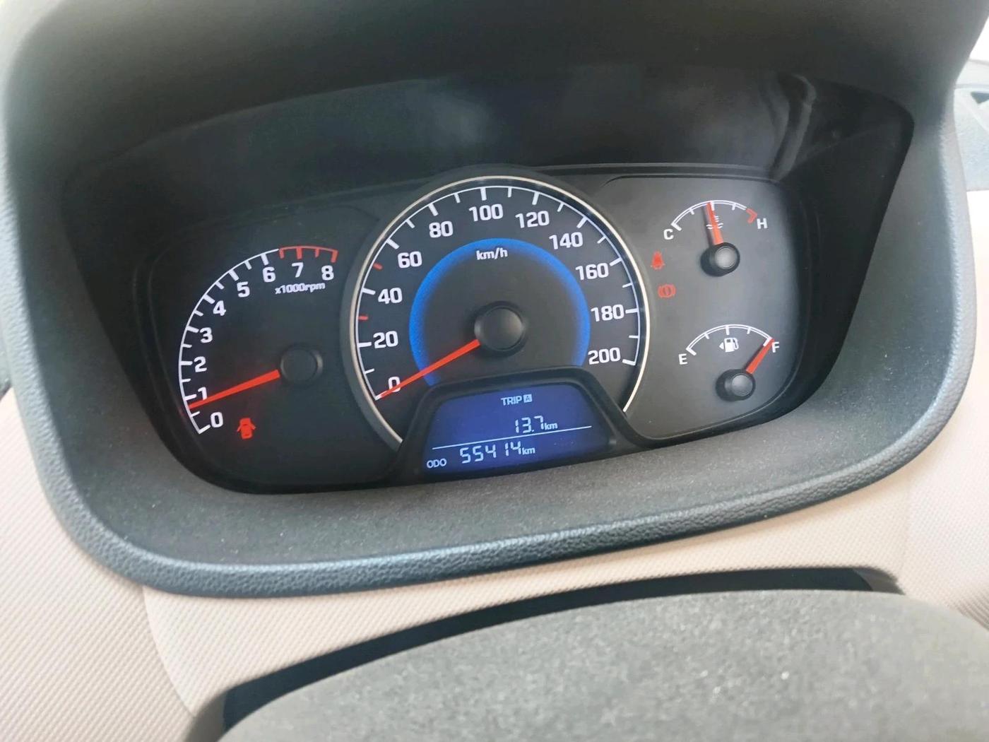 2015 Hyundai Grand i10 ASTA (O) 1.2 KAPPA VTVT, Petrol, Manual, 55,414 km, interior