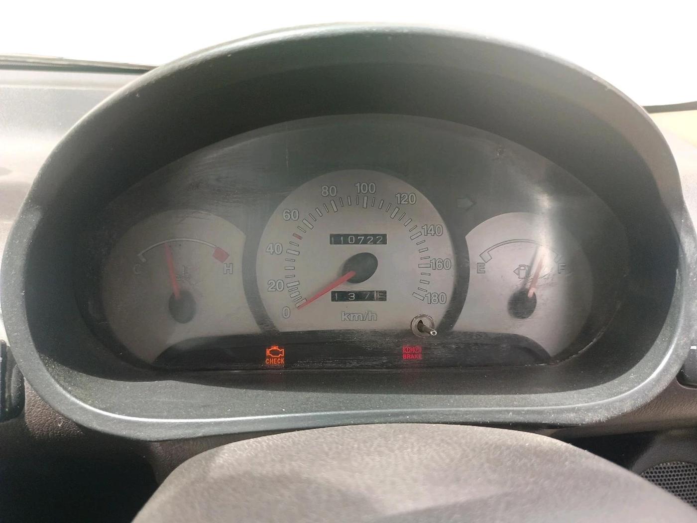 2013 Hyundai Santro Xing GLS, CNG, Manual, 1,10,722 km, interior
