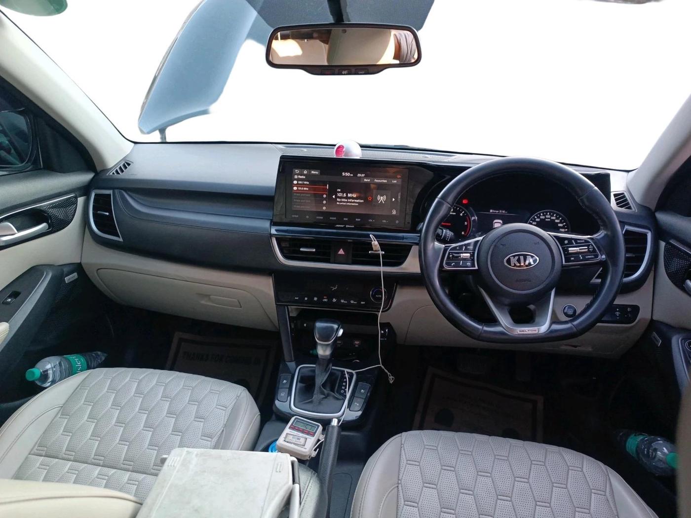 2019 KIA SELTOS HTX PLUS AT1.5 DIESEL, Diesel, Automatic, 1,36,162 km, interior