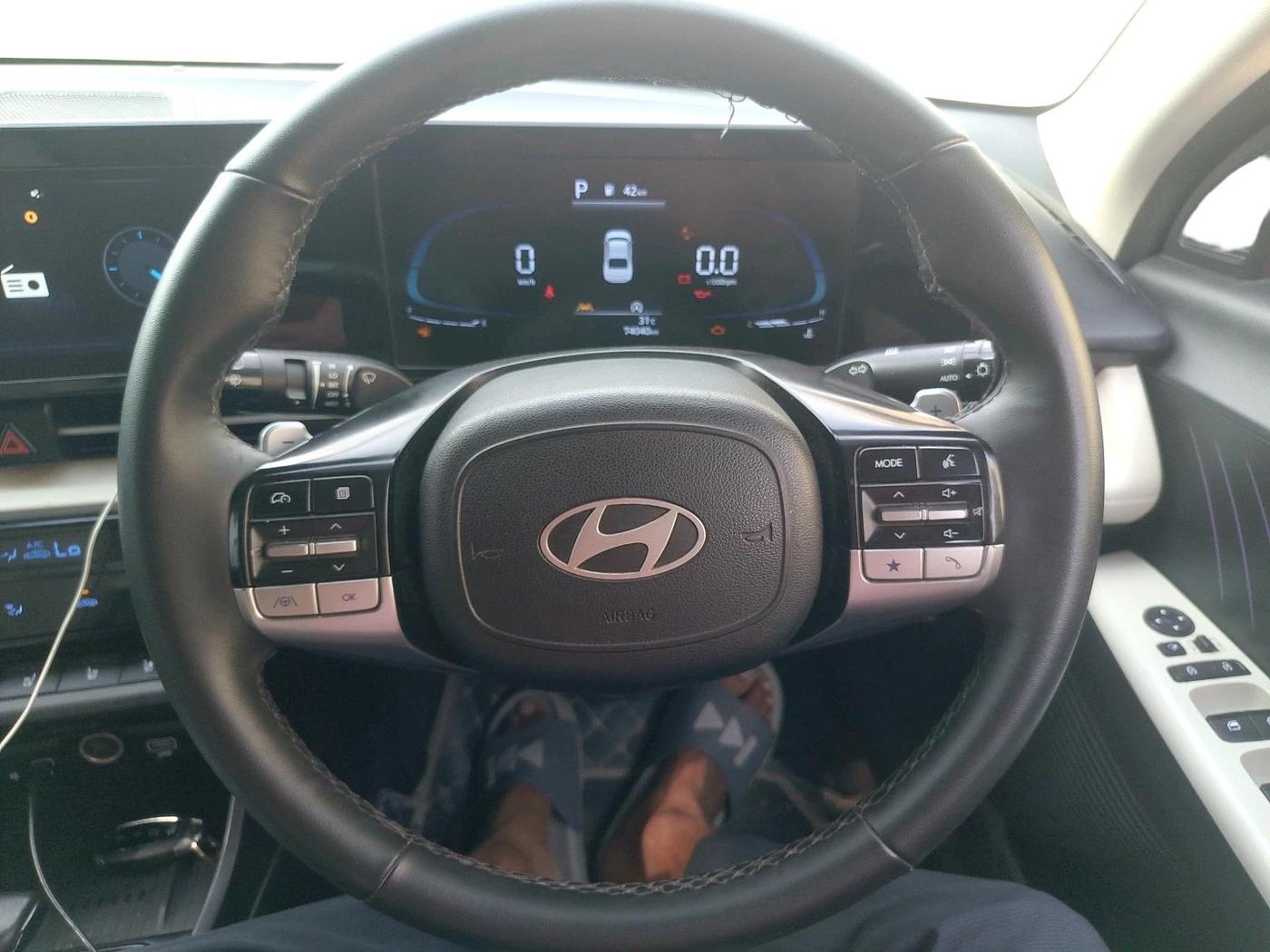 2023 Hyundai Verna SX(O) 1.5 MPI IVT , Petrol, Automatic, 74,044 km, interior