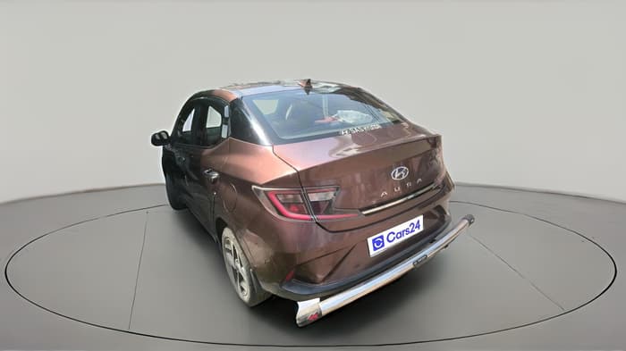 2020 Hyundai AURA SX PLUS 1.2 AMT, Petrol, Automatic, 40,130 km, exterior
