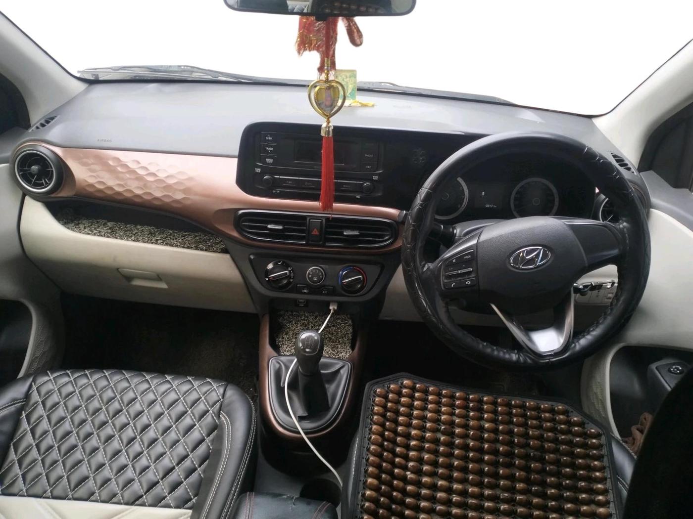 2021 Hyundai AURA S 1.2 CNG, CNG, Manual, 1,06,421 km, interior