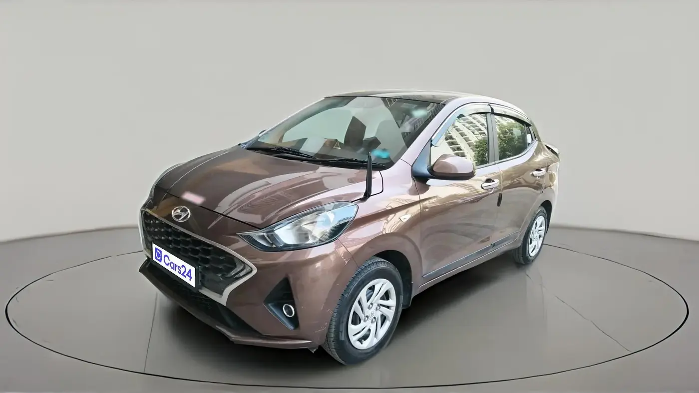 2022 Hyundai AURA S 1.2 CNG, CNG, Manual, 79,102 km, exterior