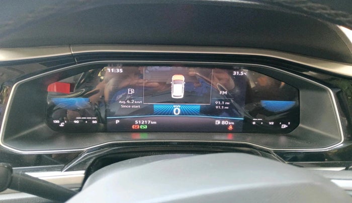 2022 Volkswagen VIRTUS TOPLINE TSI 1.0 AT, Petrol, Automatic, 51,217 km, interior