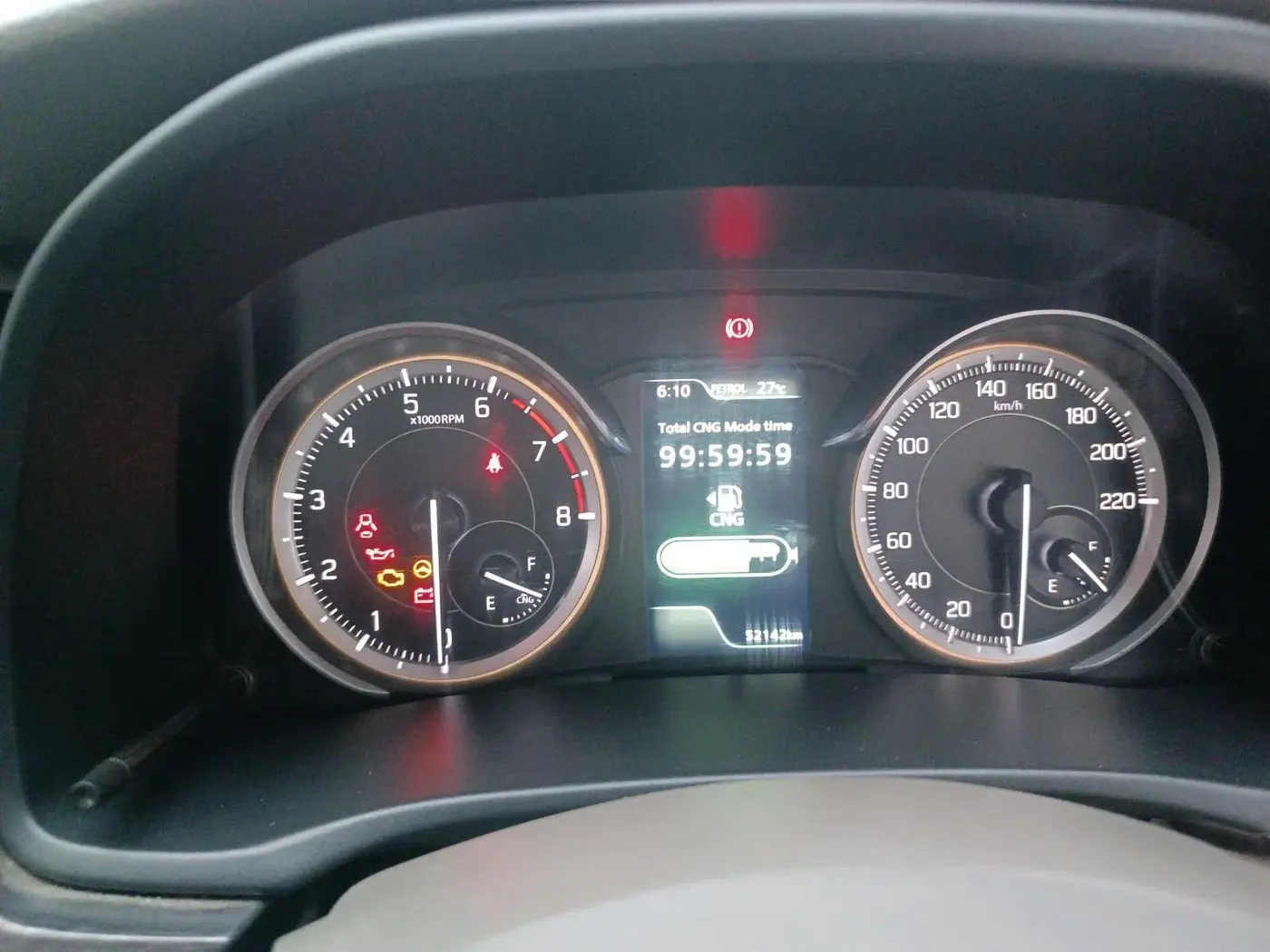 2022 Maruti Ertiga ZXI  CNG, CNG, Manual, 52,142 km, interior