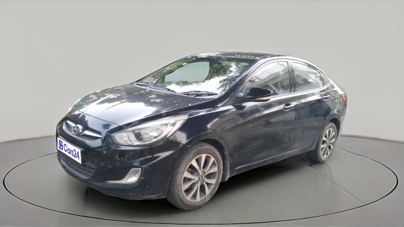2013 Hyundai Verna FLUIDIC 1.6 CRDI SX, Diesel, Manual, 76,599 km, exterior