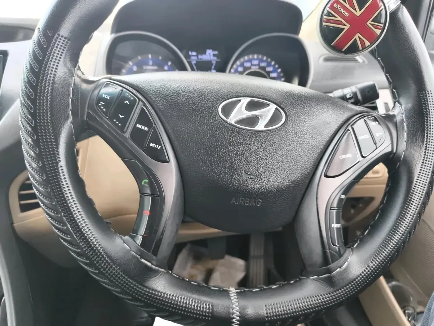 2014 Hyundai New Elantra 1.6 S MT DIESEL, Diesel, Manual, 1,43,553 km, interior