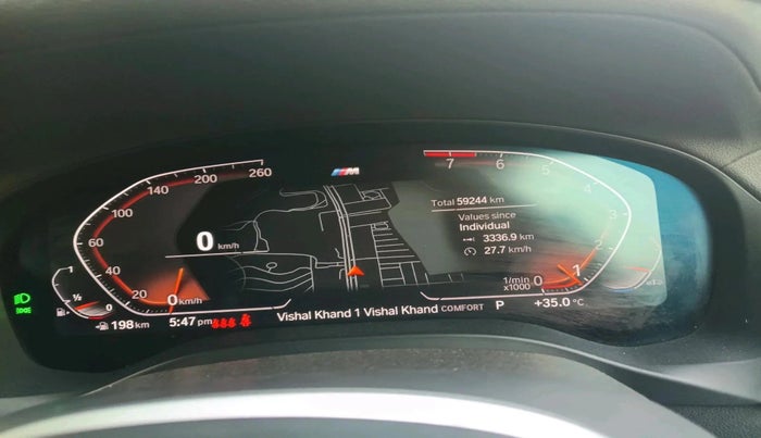 2022 BMW X3 XDRIVE 30I M SPORT, Petrol, Automatic, 59,244 km, interior