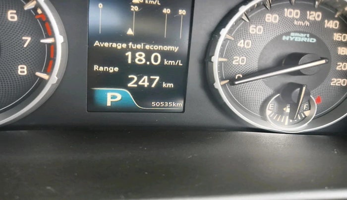 2023 Maruti BREZZA ZXI AT SMART HYBRID, Petrol, Automatic, 50,535 km, interior