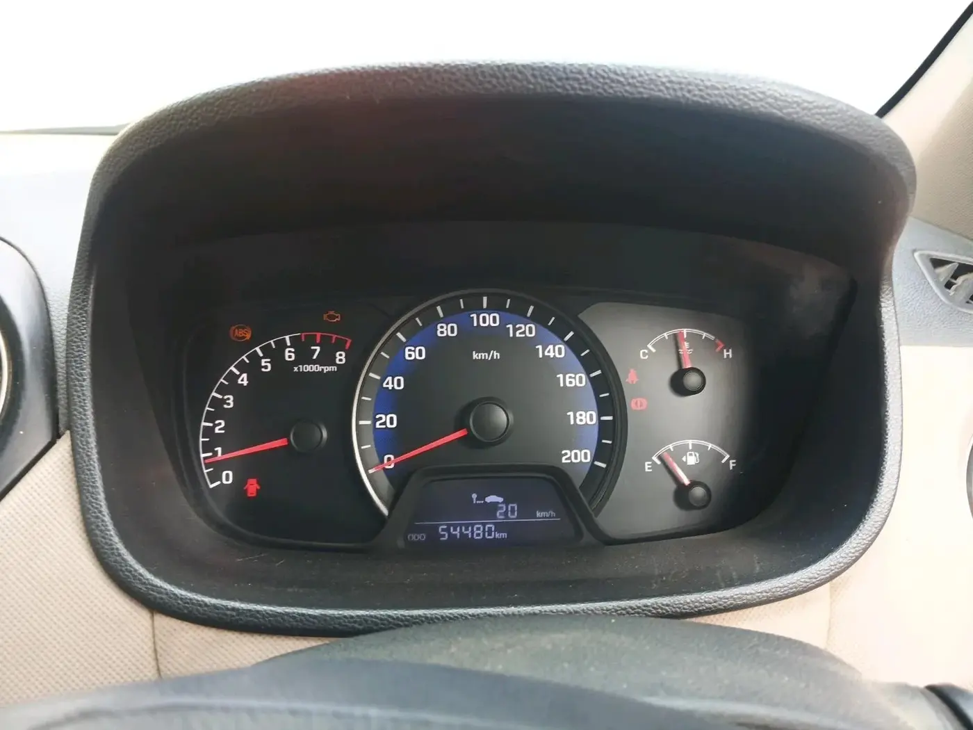 2015 Hyundai Xcent BASE 1.2, Petrol, Manual, 54,480 km, interior