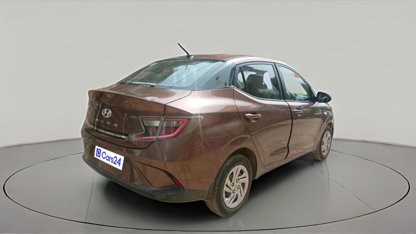 2021 Hyundai AURA S 1.2 CNG, CNG, Manual, 1,36,365 km, exterior