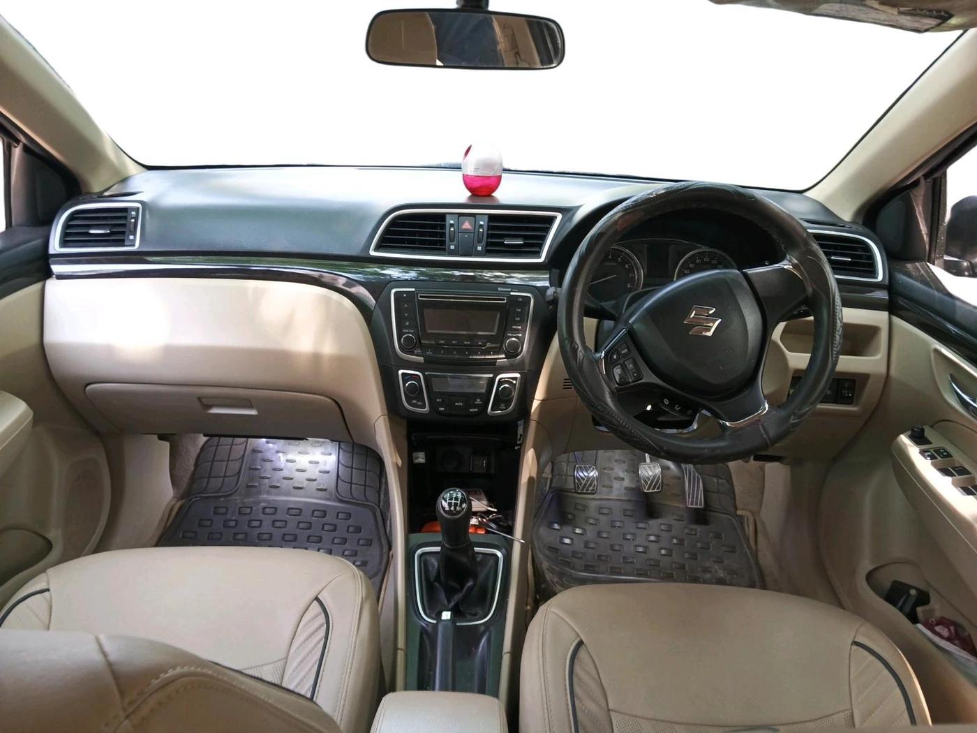 2017 Maruti Ciaz DELTA 1.4 MT PETROL, Petrol, Manual, 59,436 km, interior