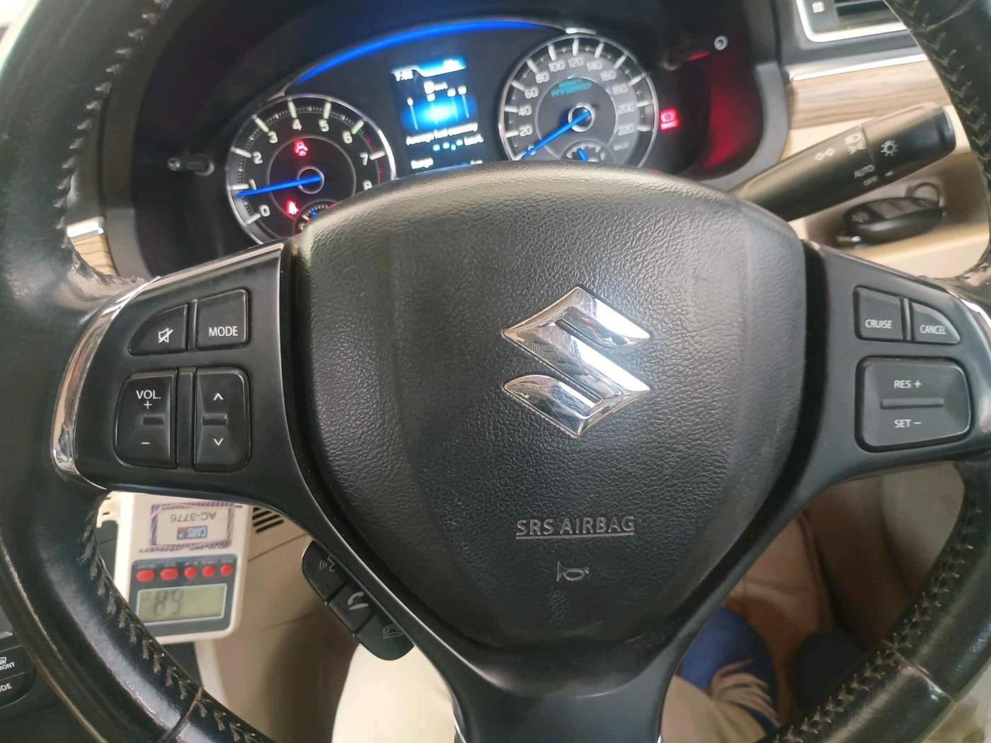 2019 Maruti Ciaz ALPHA 1.5 SHVS PETROL, Petrol, Manual, 77,811 km, interior