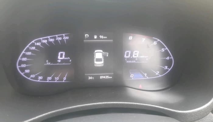 2021 Hyundai Verna SX (O) 1.0 TURBO DCT, Petrol, Automatic, 89,435 km, interior