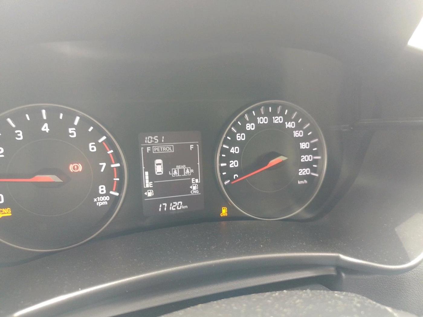 2025 Maruti Dzire VXi CNG, CNG, Manual, 17,121 km, interior