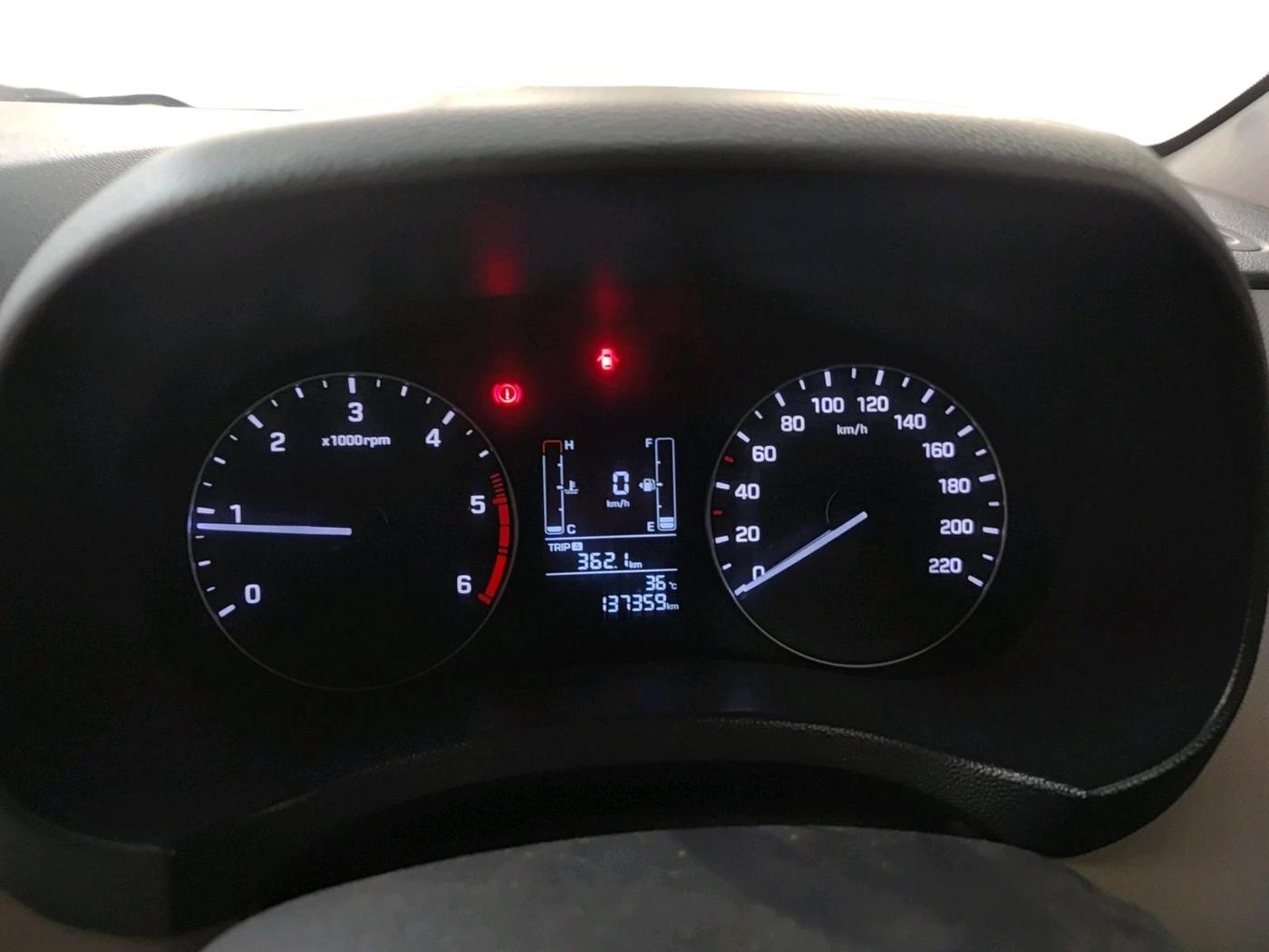 2017 Hyundai Creta SX 1.6 DIESEL, Diesel, Manual, 1,37,359 km, interior