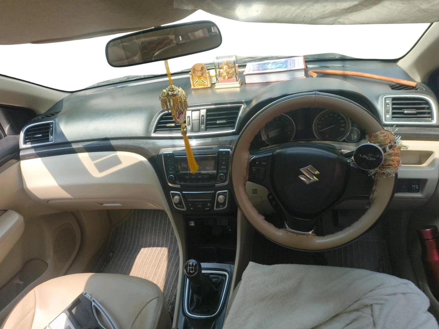 2016 Maruti Ciaz VXI+, Petrol, Manual, 98,883 km, interior
