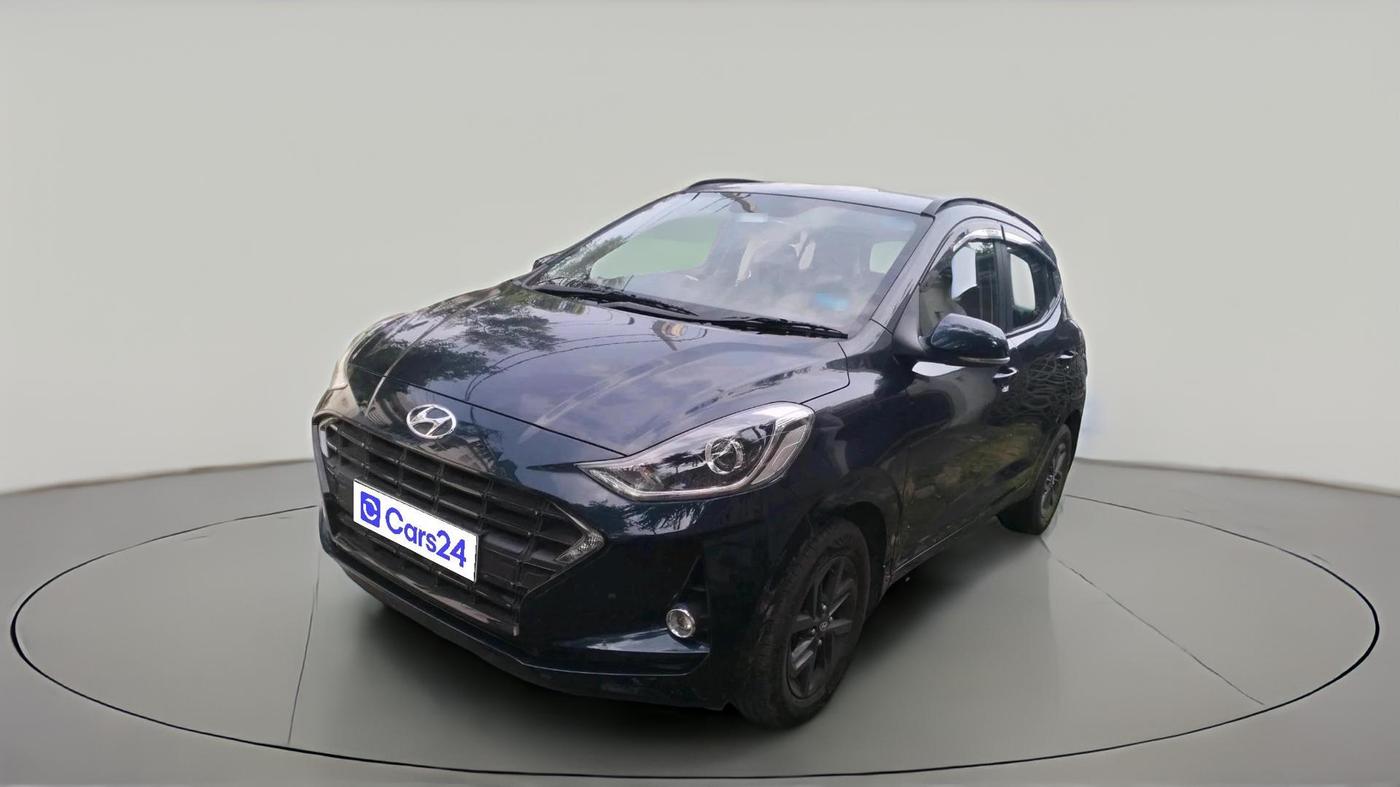 2022 Hyundai GRAND I10 NIOS SPORTZ AMT 1.2 KAPPA VTVT, Petrol, Automatic, 19,585 km, exterior