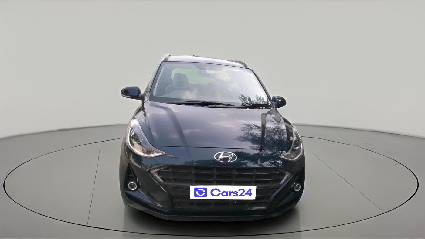2022 Hyundai GRAND I10 NIOS SPORTZ AMT 1.2 KAPPA VTVT, Petrol, Automatic, 19,585 km, exterior