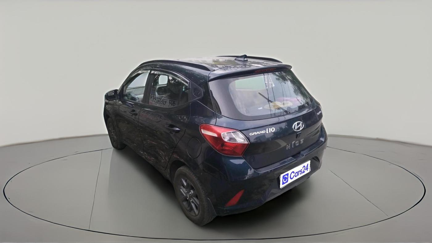 2022 Hyundai GRAND I10 NIOS SPORTZ AMT 1.2 KAPPA VTVT, Petrol, Automatic, 19,585 km, exterior