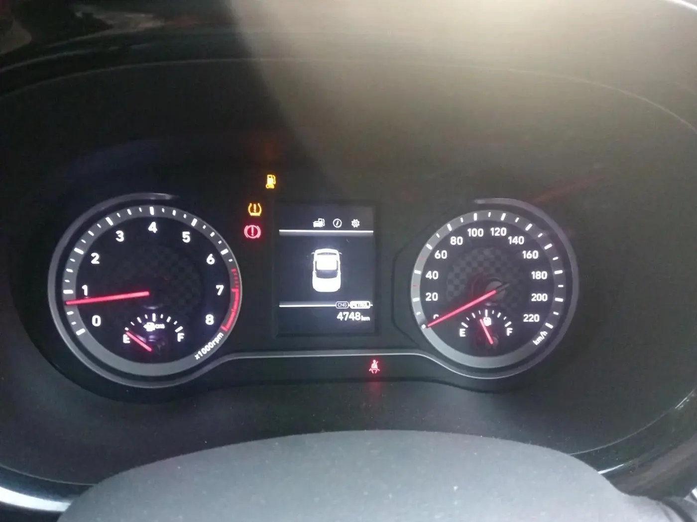 2024 Hyundai AURA SX 1.2 CNG, CNG, Manual, 5,000 km, interior