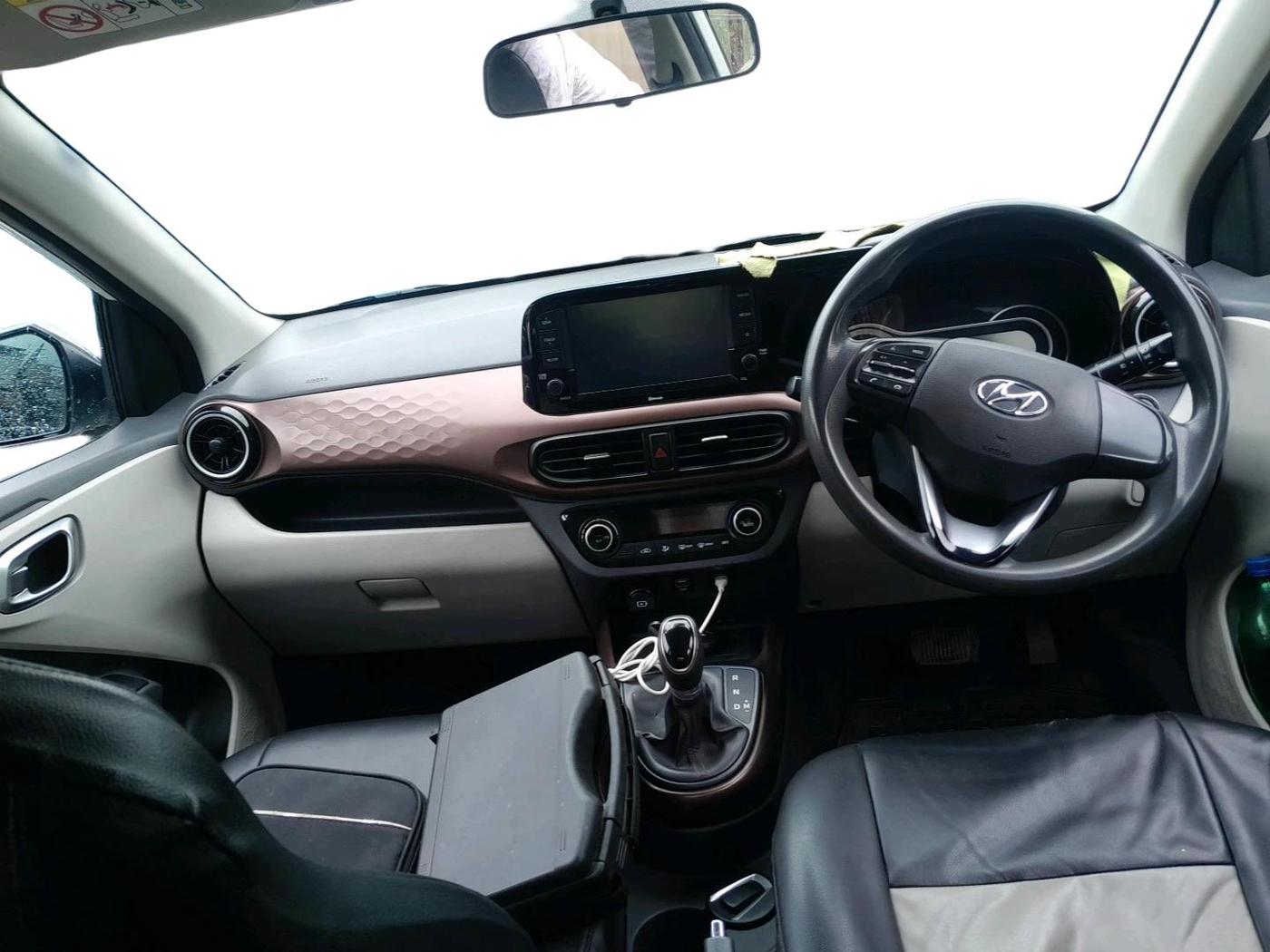 2021 Hyundai AURA SX PLUS 1.2 AMT, Petrol, Automatic, 57,296 km, interior