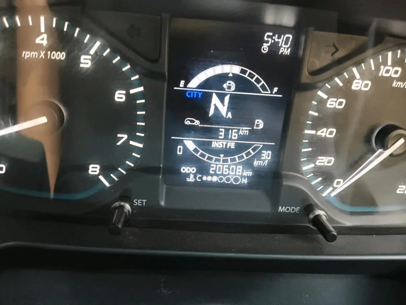 2023 Tata PUNCH ADVENTURE AMT, Petrol, Automatic, 20,608 km, interior
