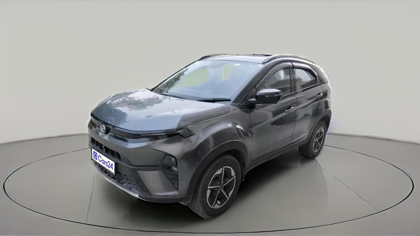 2023 Tata NEXON FEARLESS + SUNROOF DCA DUAL TONE 1.2 PETROL, Petrol, Automatic, 30,443 km, exterior