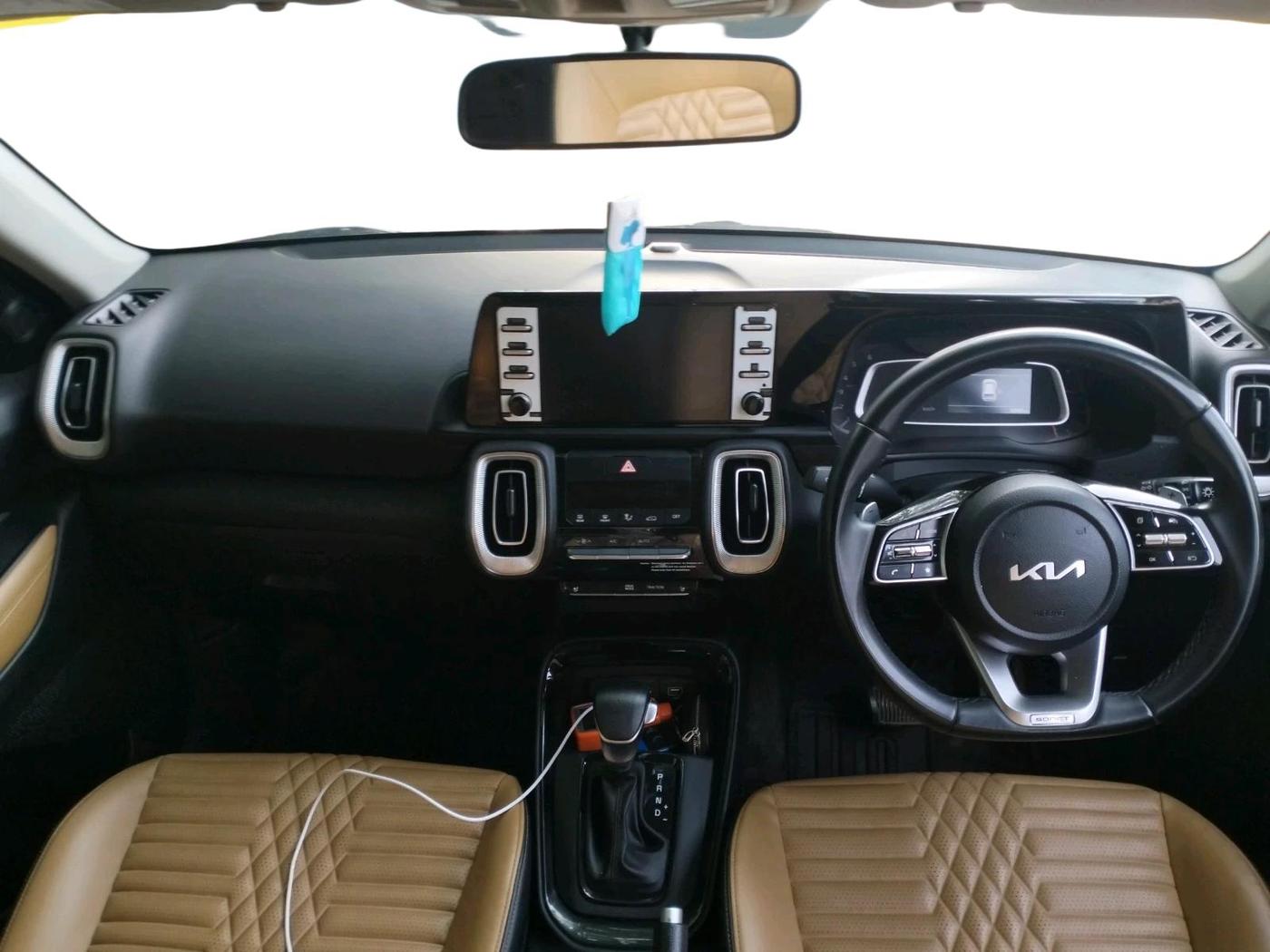 2024 KIA SONET HTX 1.5 AT, Diesel, Automatic, 32,885 km, interior