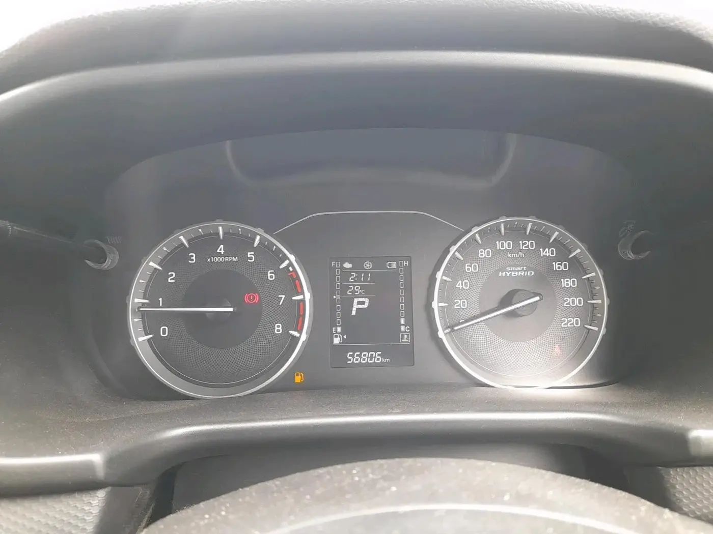 2023 Maruti BREZZA VXI AT SMART HYBRID, Petrol, Automatic, 56,806 km, interior