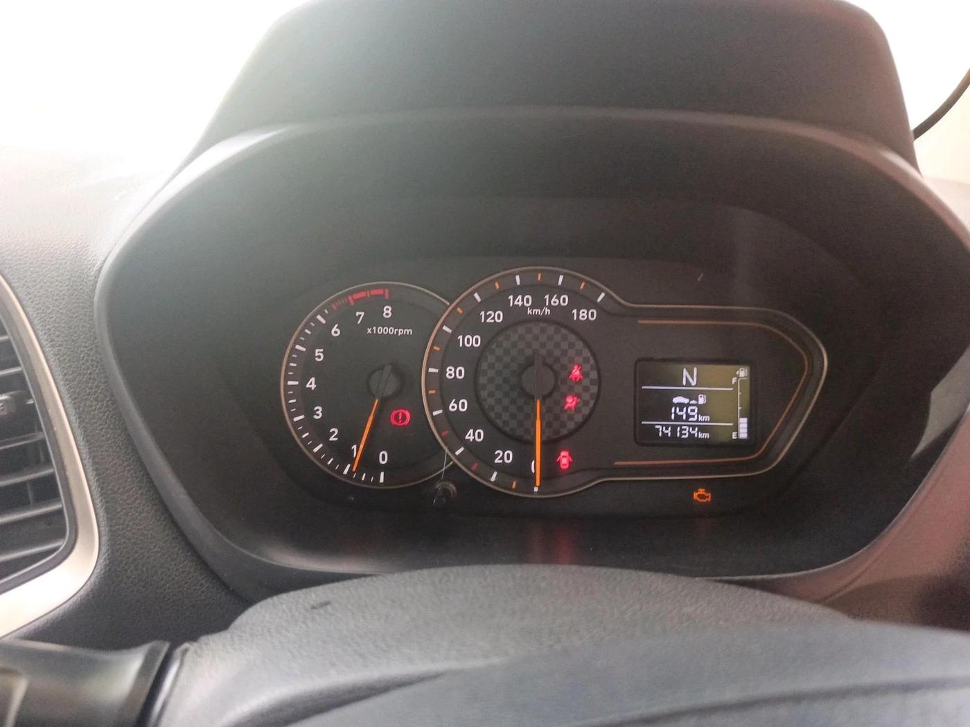 2019 Hyundai NEW SANTRO SPORTZ AMT, Petrol, Automatic, 74,134 km, interior