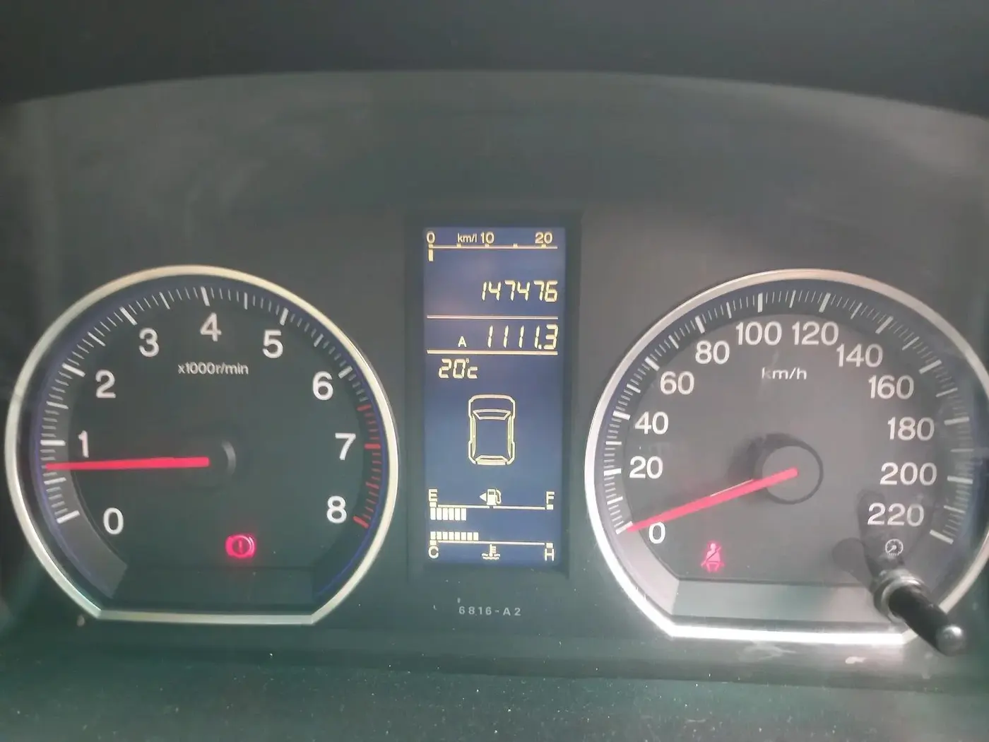 2010 Honda CRV 2.4L 2WD MT, Petrol, Manual, 1,47,476 km, interior