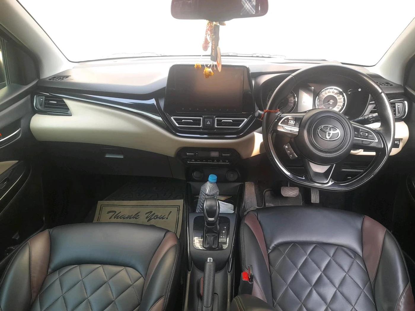 2022 Toyota Glanza V AMT, Petrol, Automatic, 74,059 km, interior