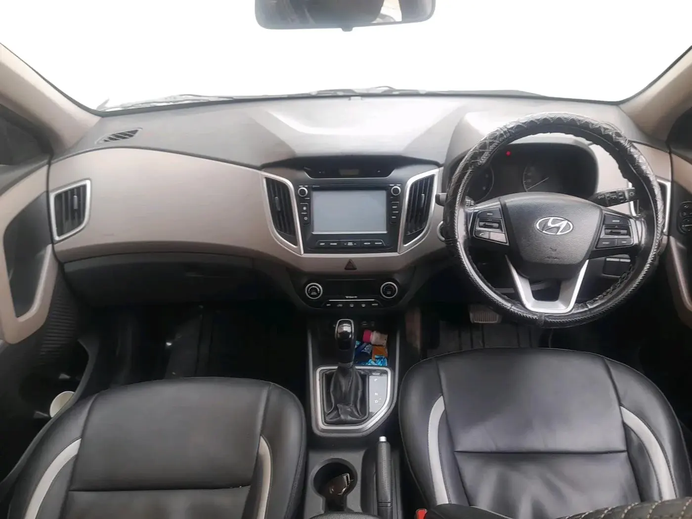2017 Hyundai Creta SX PLUS AT 1.6 DIESEL, Diesel, Automatic, 81,034 km, interior