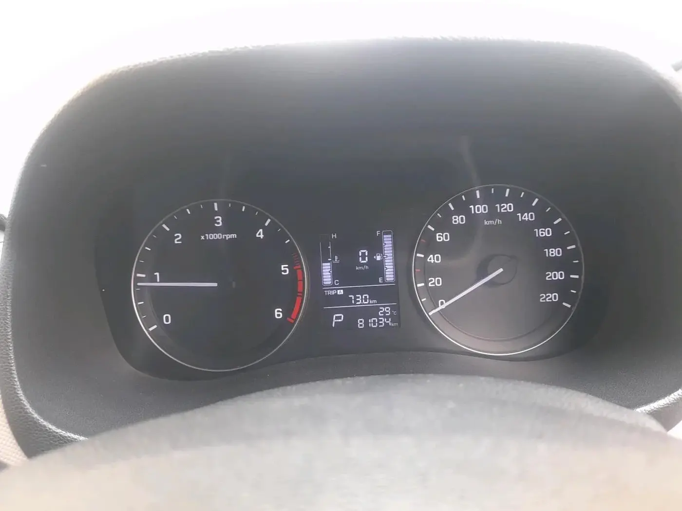 2017 Hyundai Creta SX PLUS AT 1.6 DIESEL, Diesel, Automatic, 81,034 km, interior