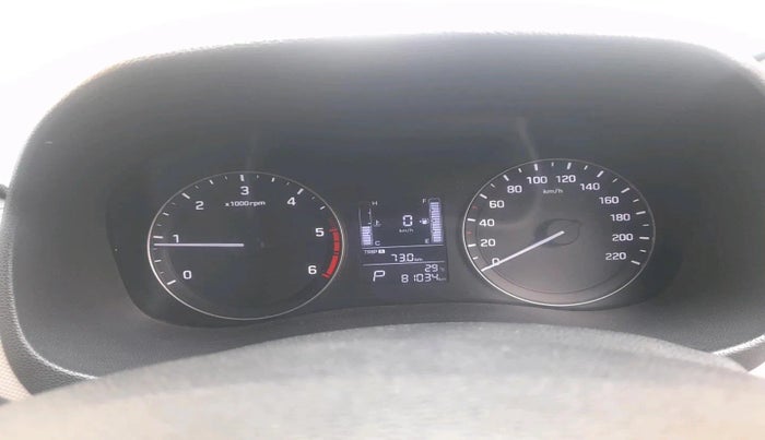 2017 Hyundai Creta SX PLUS AT 1.6 DIESEL, Diesel, Automatic, 81,034 km, interior