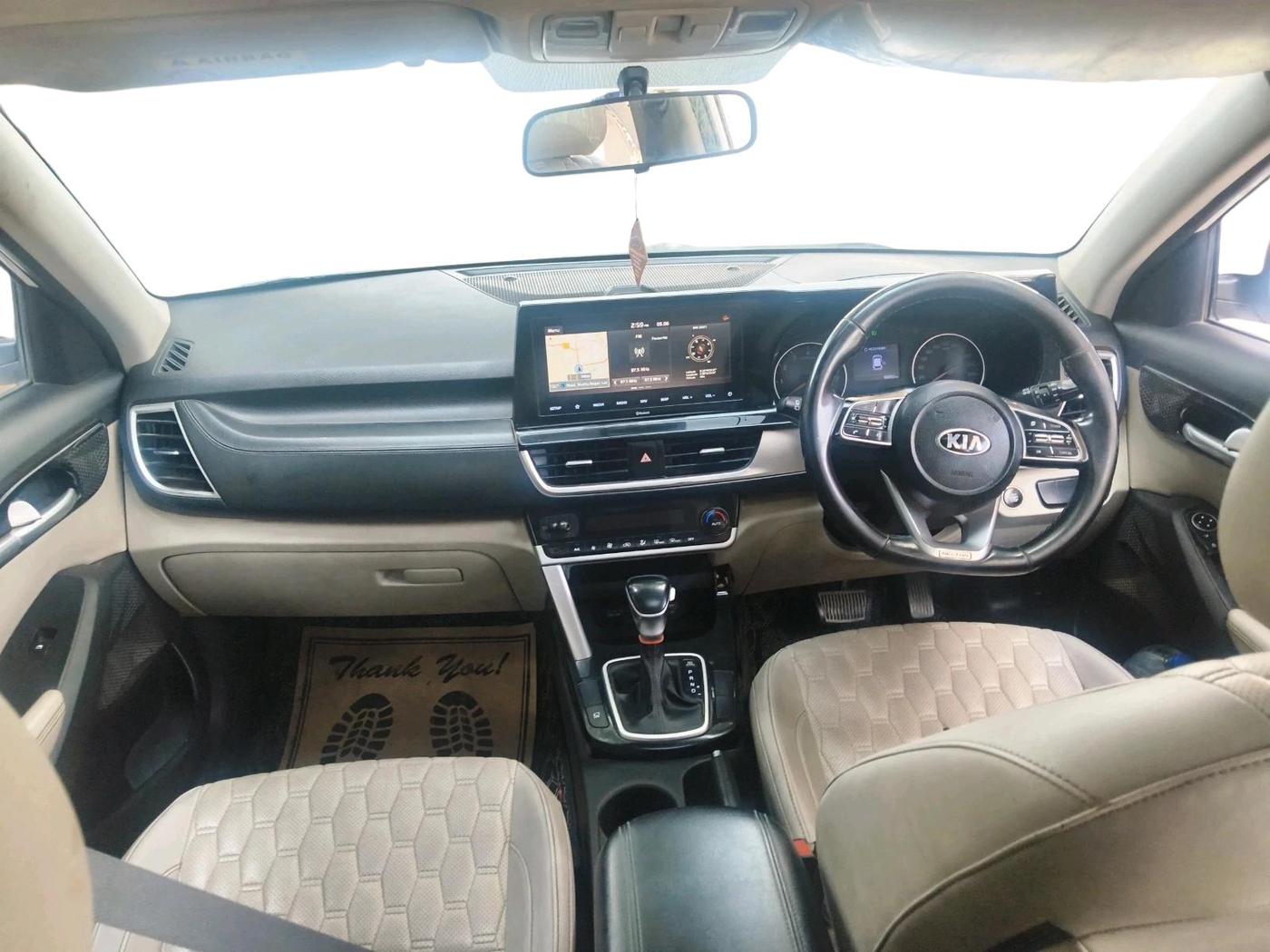 2020 KIA SELTOS HTX IVT 1.5 PETROL, Petrol, Automatic, 96,655 km, interior