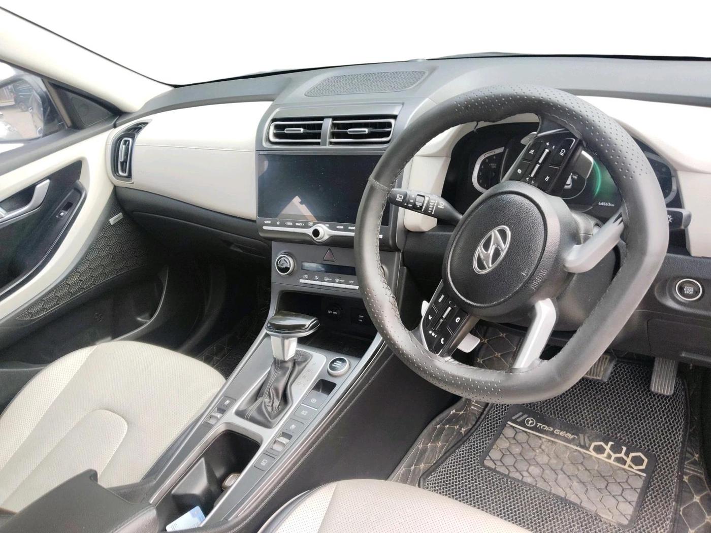 2021 Hyundai Creta SX (O) AT 1.5 DIESEL, Diesel, Automatic, 64,562 km, interior