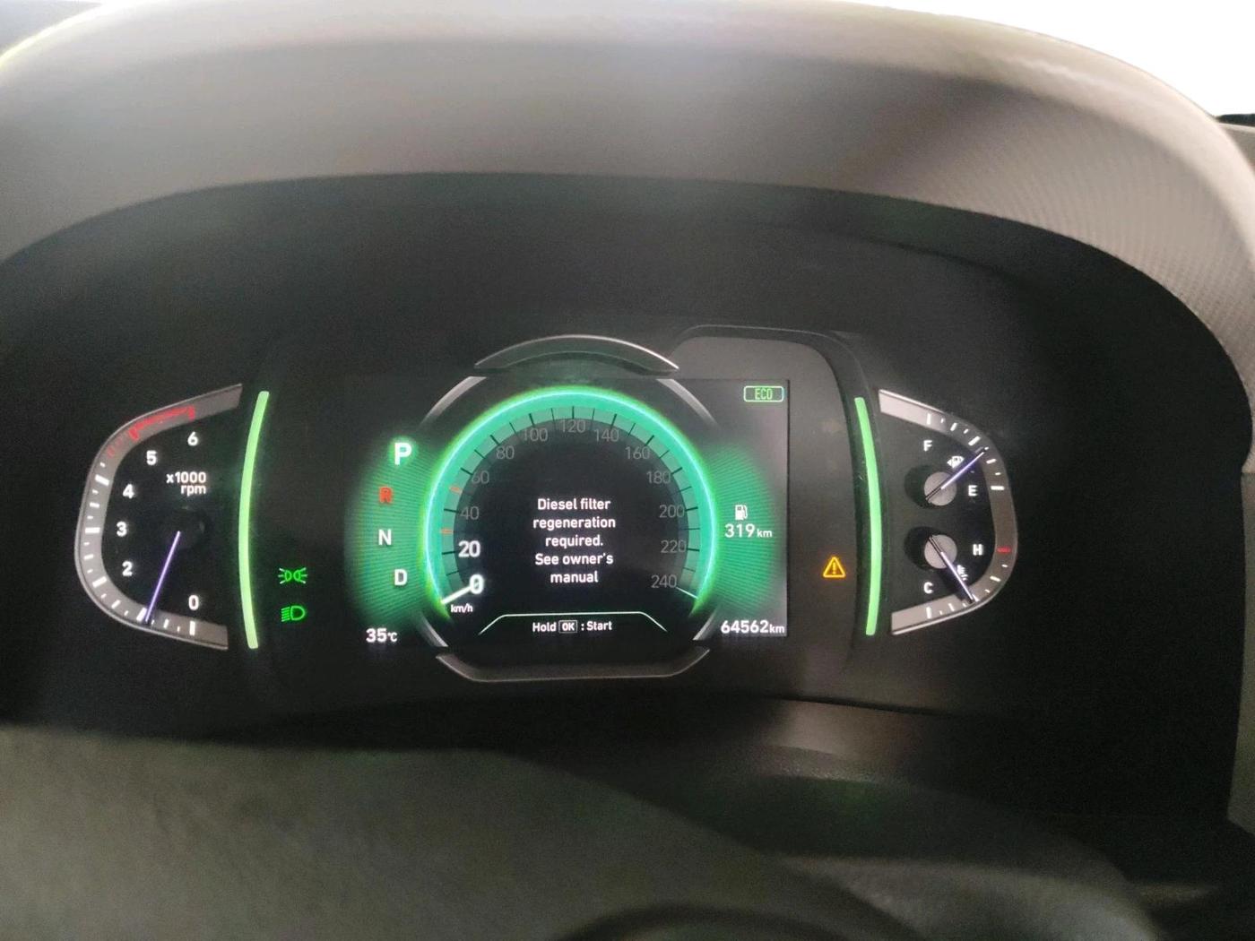 2021 Hyundai Creta SX (O) AT 1.5 DIESEL, Diesel, Automatic, 64,562 km, interior